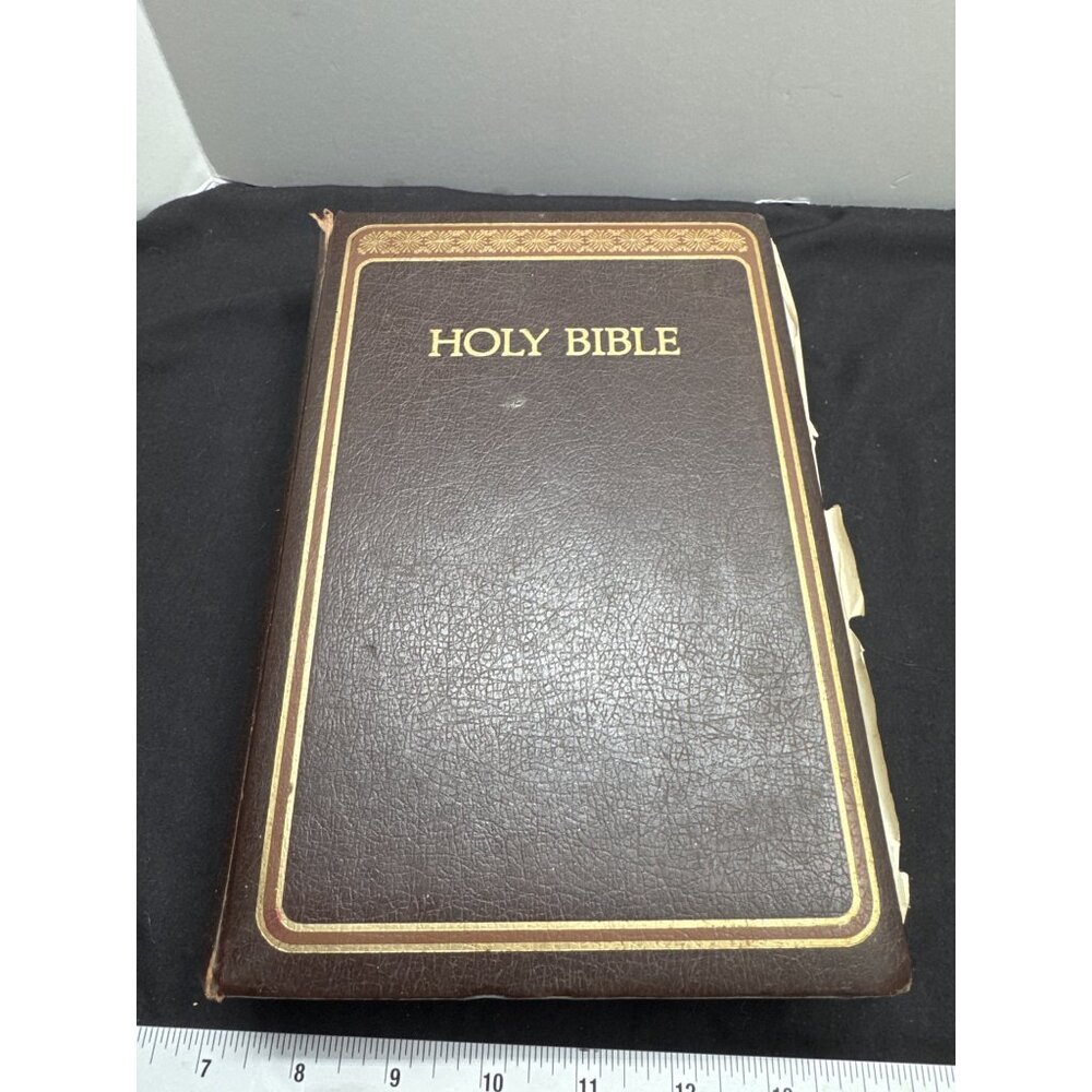 1975 Edition The Open Bible King James Version By Royal Leather Bound READ USA